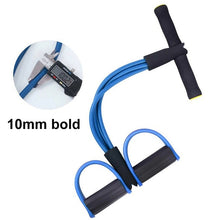 Load image into Gallery viewer, 4 Resistanc Elastic Pull Ropes Exerciser Rower