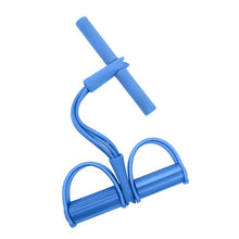 Load image into Gallery viewer, 4 Resistanc Elastic Pull Ropes Exerciser Rower